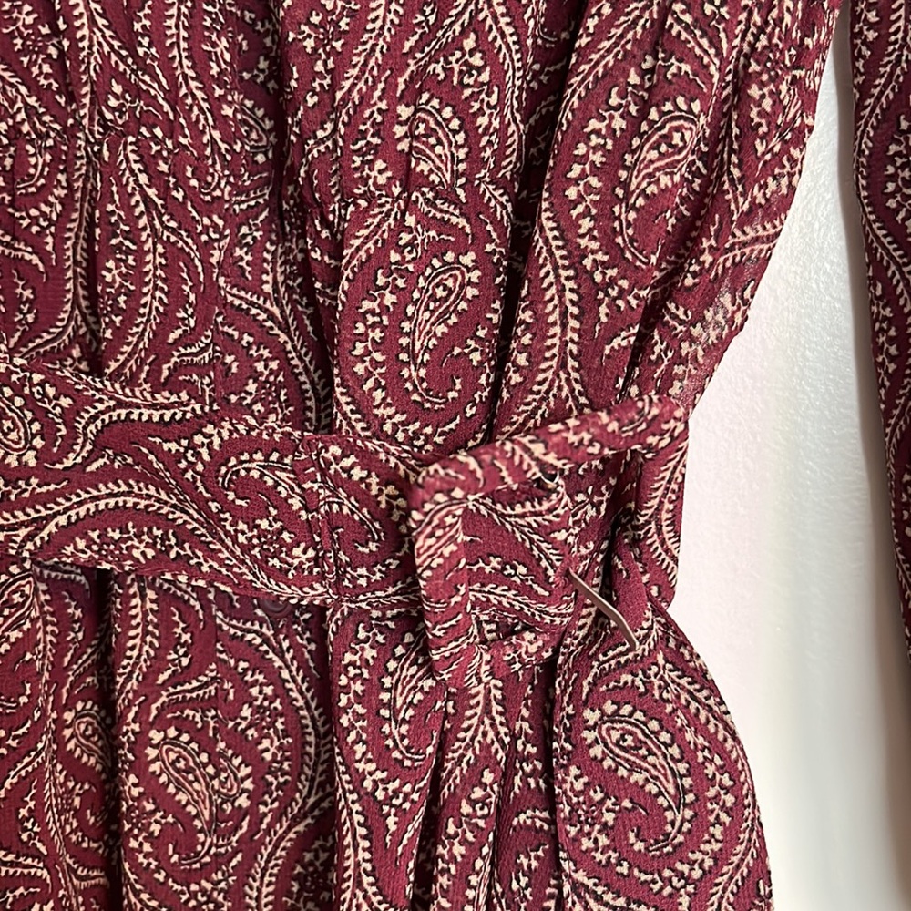 Banana Republic Belted Paisley Dress - Picture 4 of 7